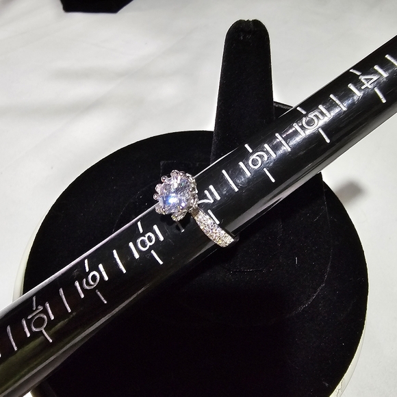 Sterling Silver Engagement Ring 💍 - Picture 9 of 16